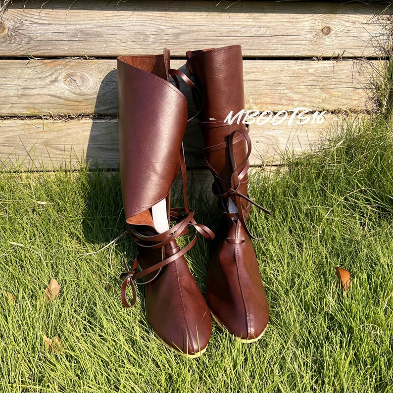 Men's Medieval Renaissance Viking Boots Viking Boots Cosplay