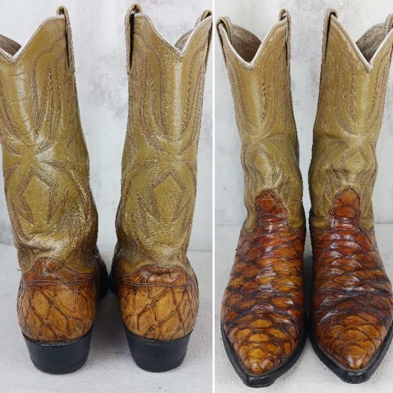 Men's Vintage Nocona Anteater Cowboy Western Boots Pre Ban's