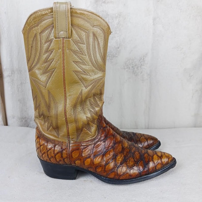 Men's Vintage Nocona Anteater Cowboy Western Boots Pre Ban's