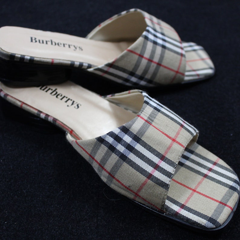 Men's Burberry Sandals DEADSTOCK Shoes Nova Check Burberrys