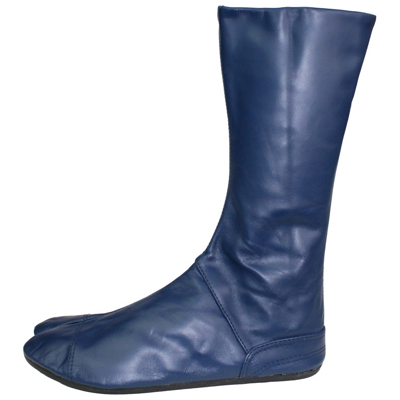 Men's Japanese Tabi Boots in Soft Leather Very Comfortable Very