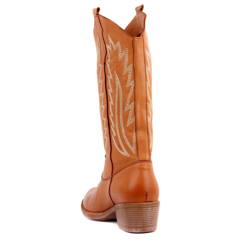 Women's Woman Genuine Leather Cowboy Western Boots/ Casual Boots