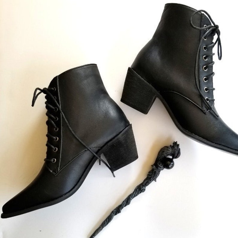 Women's Witchy Classic Black Witch Boot Witchy Boots Cosplay Witch