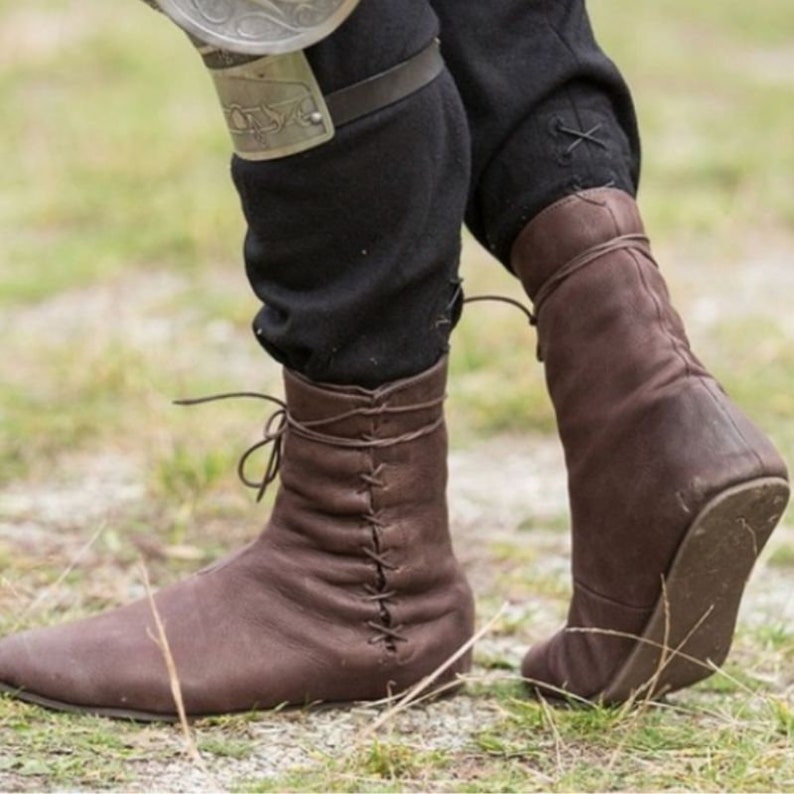 Women's Medieval LARP Pirate Boots: Renaissance Style Gothic Viking