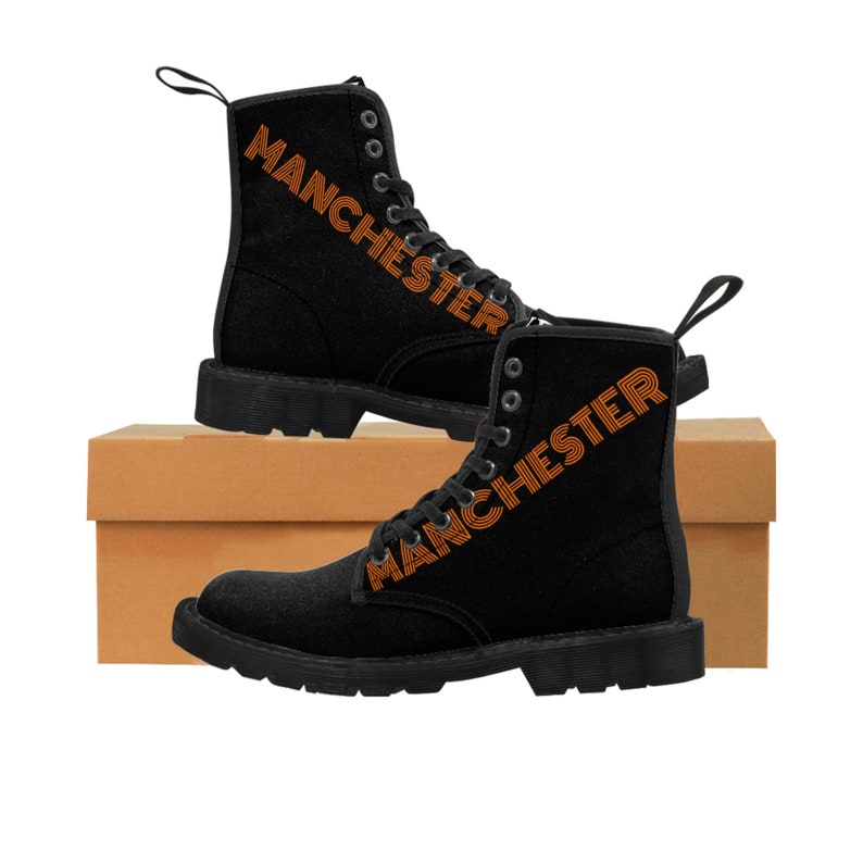 Men's Boots Black Manchester Gold