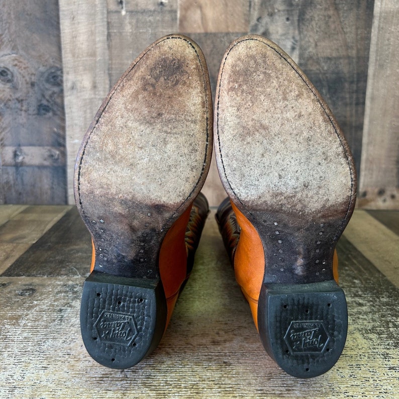 Men's Tony Lama Vtg Cowboy Boots 8.5 D