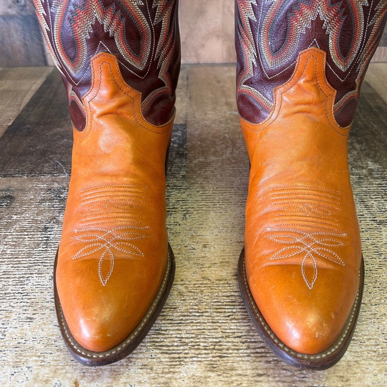 Men's Tony Lama Vtg Cowboy Boots 8.5 D