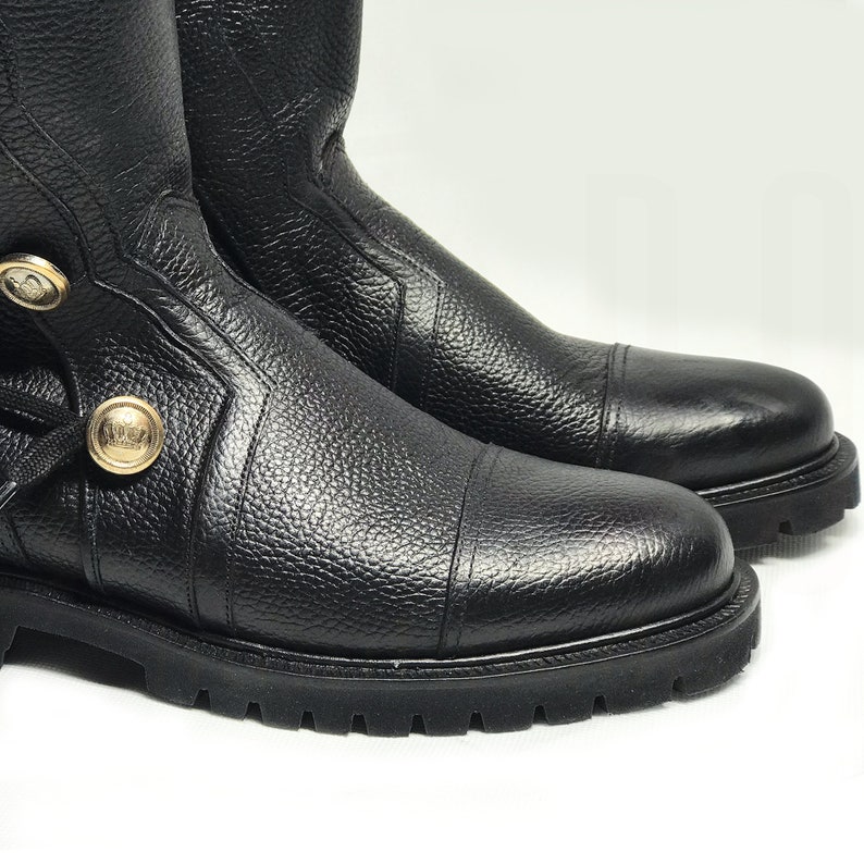 Men's Leather Renaissance Boots for Comfortable Cosplay