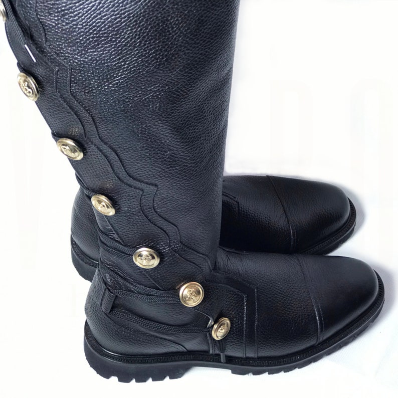 Men's Leather Renaissance Boots for Comfortable Cosplay