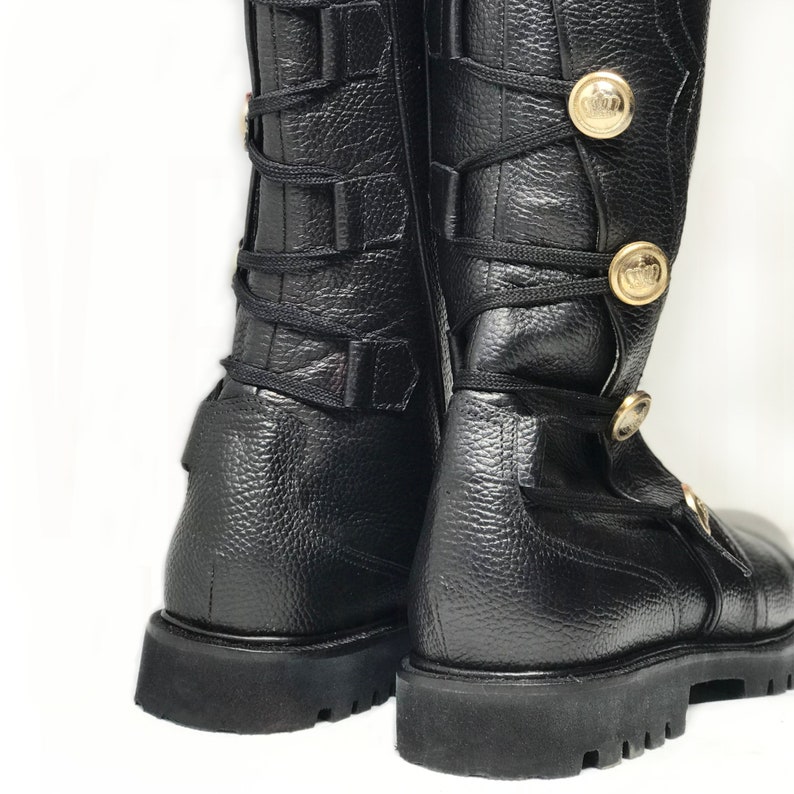 Men's Leather Renaissance Boots for Comfortable Cosplay