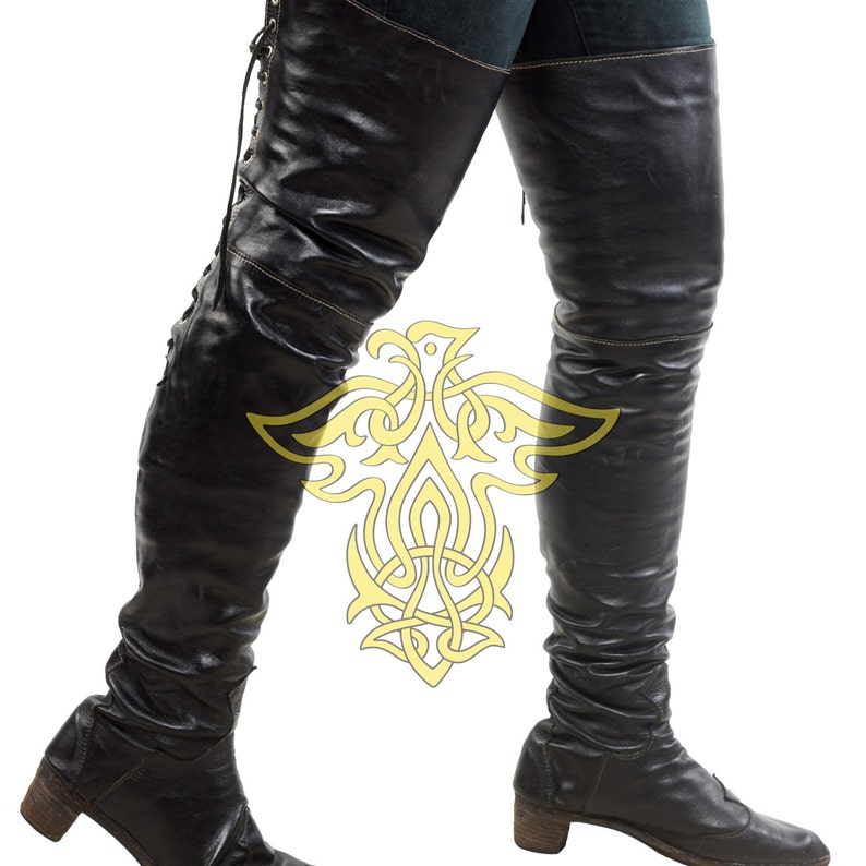 Women's High Boots Pirate Boots Boots Musketeers Cosplay LARP