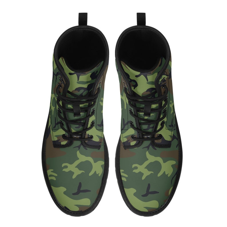 Men's Camo Combat Boots Camo Waterproof Boots