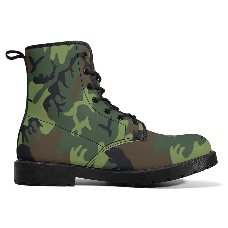 Men's Camo Combat Boots Camo Waterproof Boots