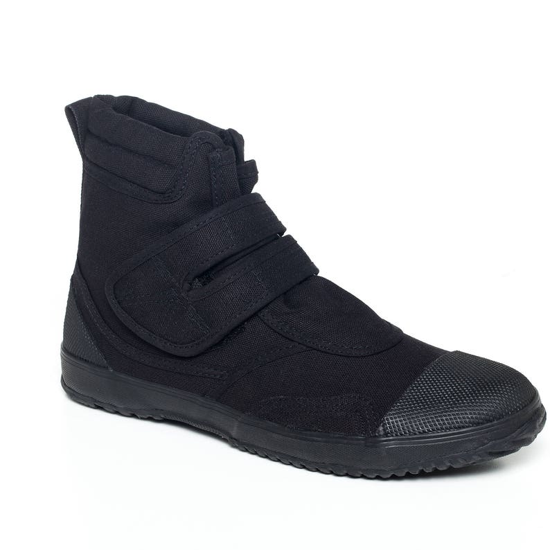 Women's Fugu Ka-ni Cool Japanese Boots VEGAN Black UNISEX