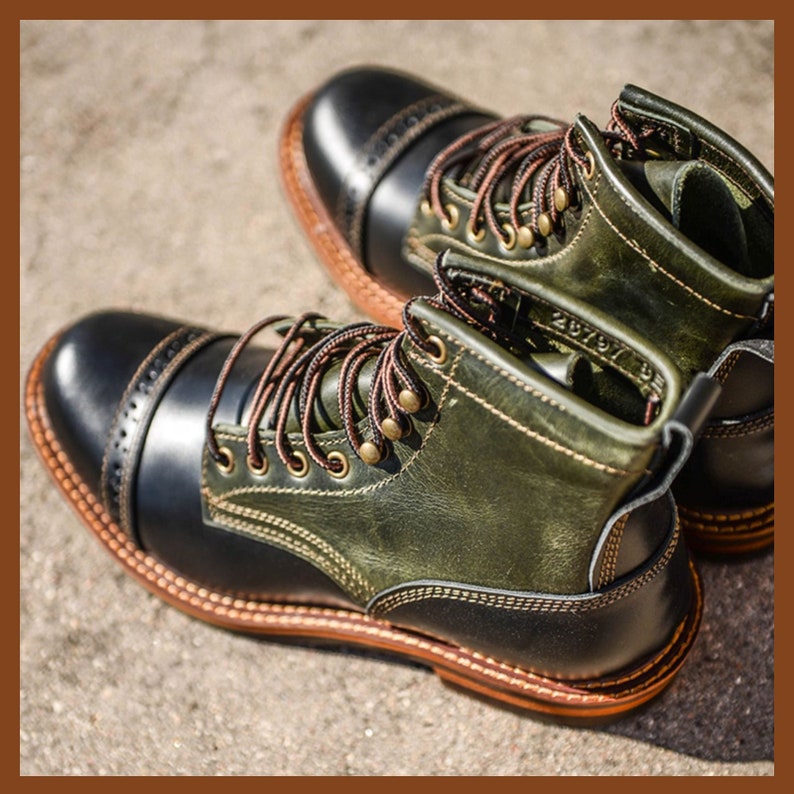 Men's Boots Mid-top Wear-resistant Short Face Tooling Boots