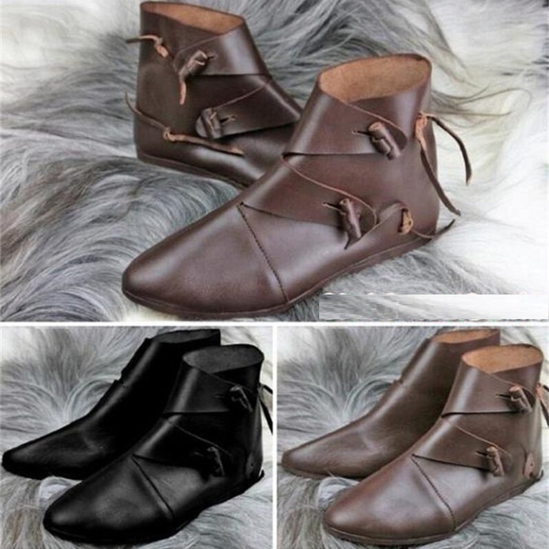 Women's Medieval Gothic Vintage Viking Cosplay Shoes Women's