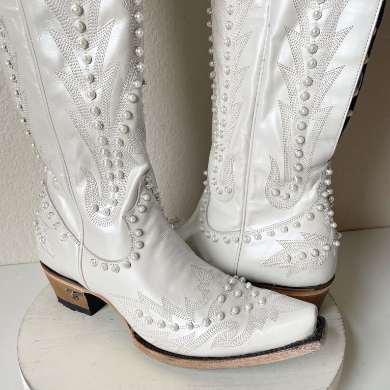 Women's Lane LEXINGTON Western Bridal Boots Over the Knee