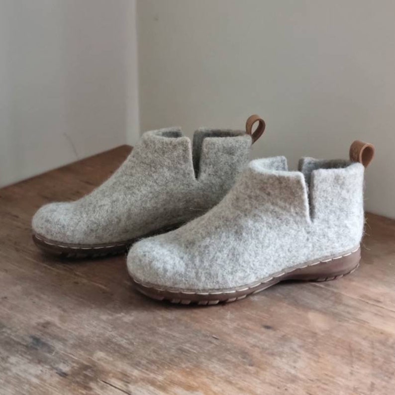 Women's Beige Booties & Ankle Boots Booties for Felted From