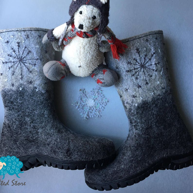 Women's Felted Boots Boots Snow Boots Winter Boots