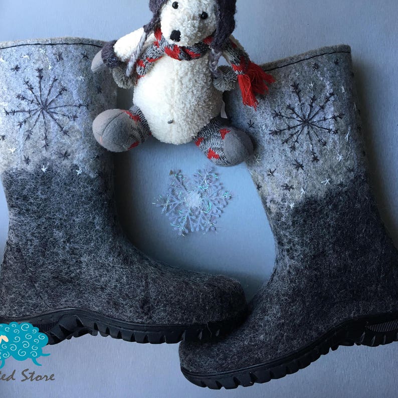 Women's Felted Boots Boots Snow Boots Winter Boots