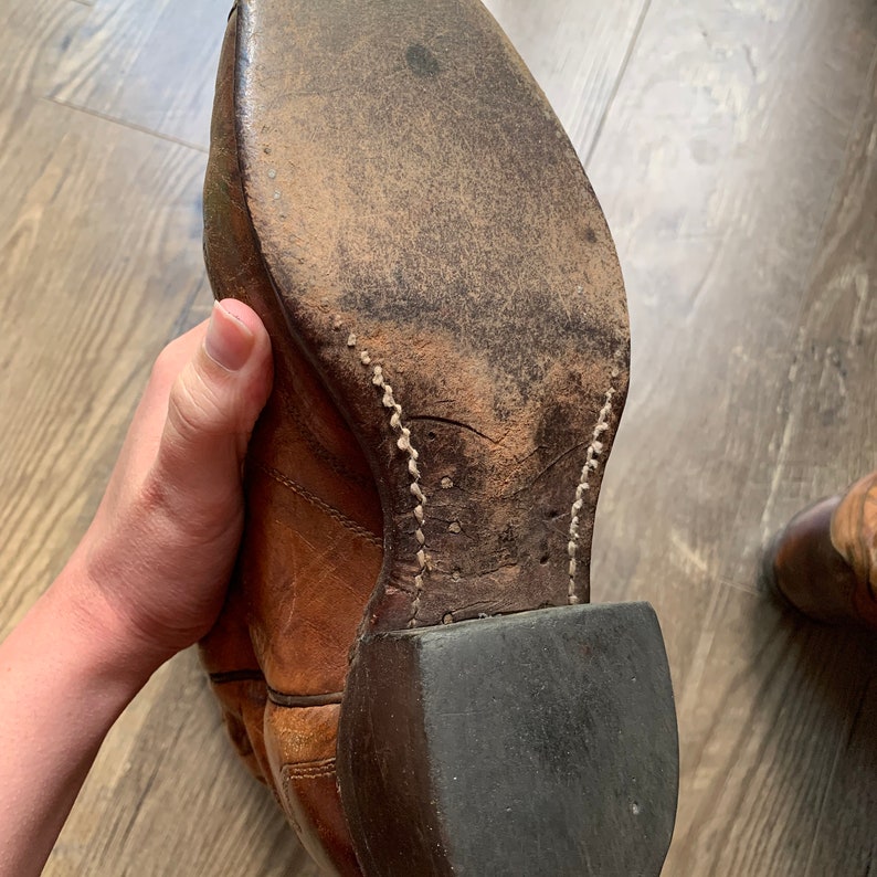 Men's 1980s Vintage Texas Imperial Cowboy Boots