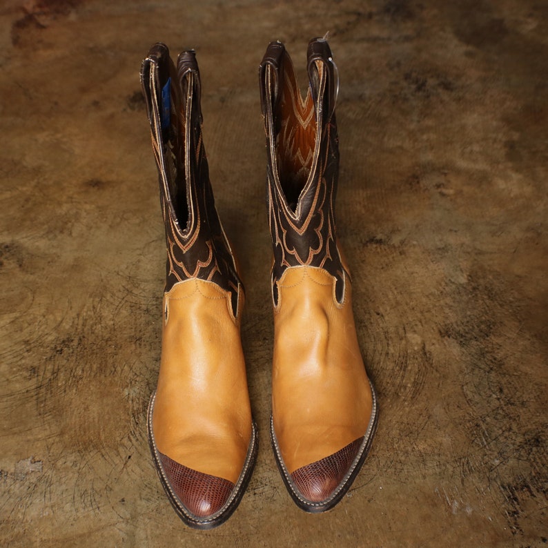 Men's 1/2 Vintage Cowboy Boots / Short Western