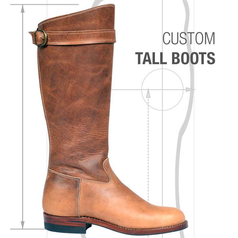 Women's Custom Tall Leather Boots