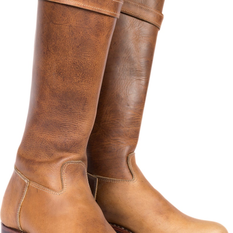 Women's Custom Tall Leather Boots