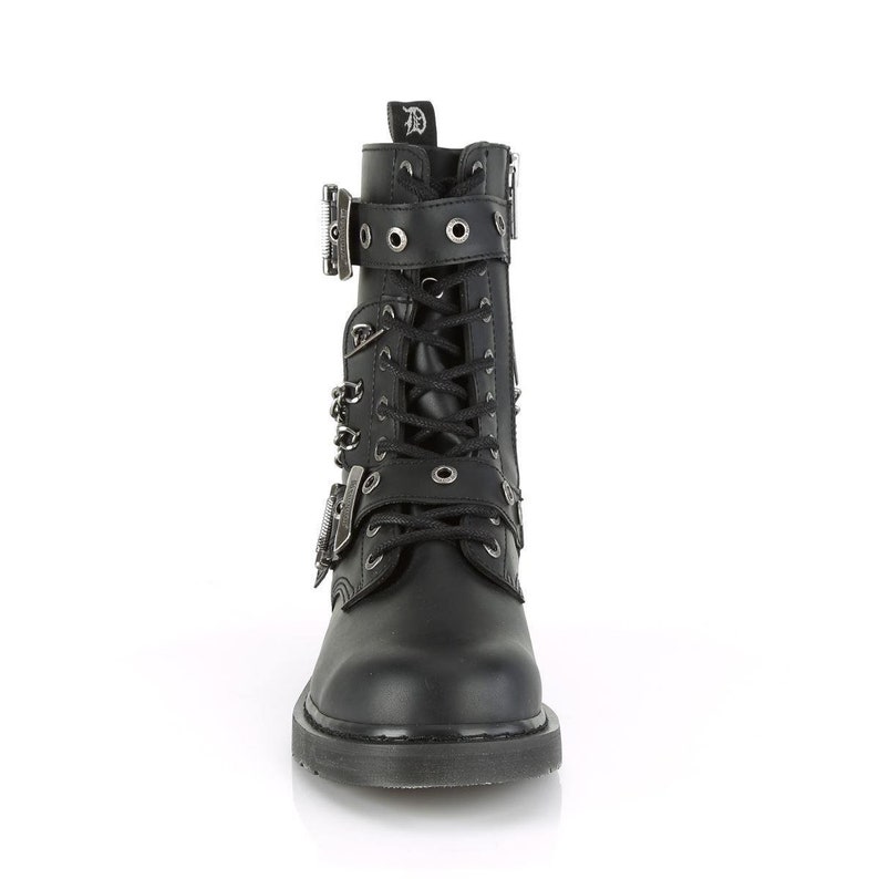 Men's Demonia Bolt 250 Boots Punk Rock Emo Goth Unisex Black Boots