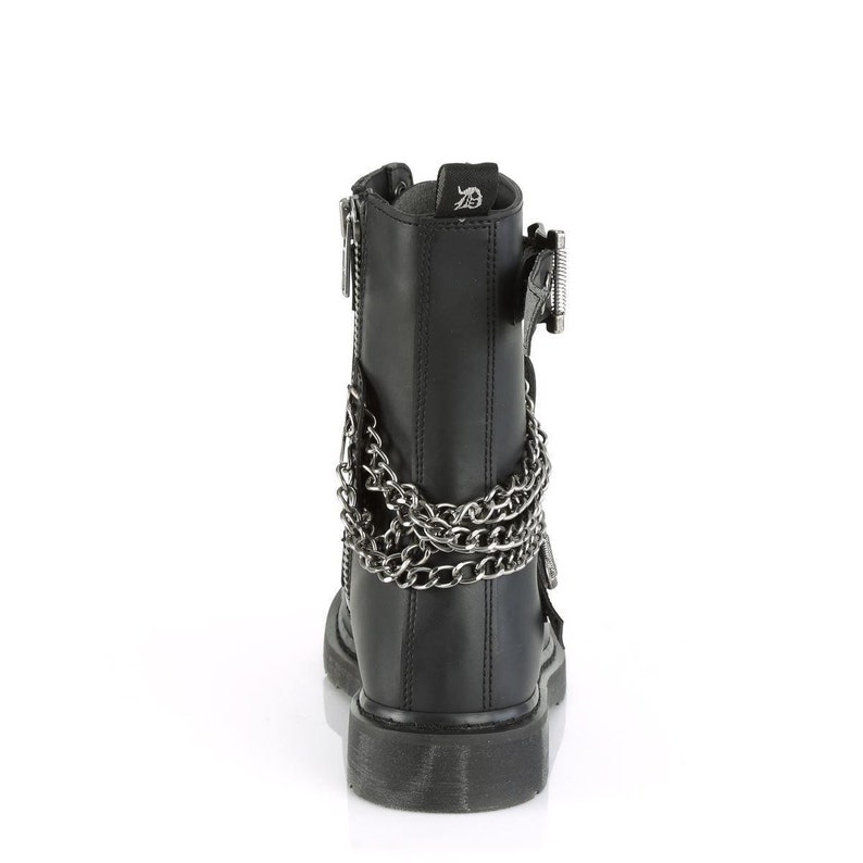 Men's Demonia Bolt 250 Boots Punk Rock Emo Goth Unisex Black Boots