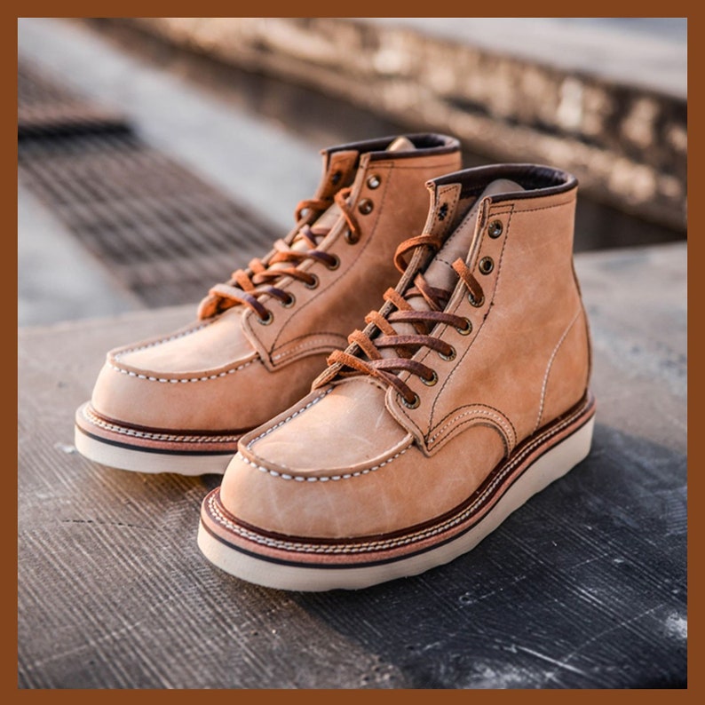 Men's Boots Horse Leather Boots Retro Crazy High-top