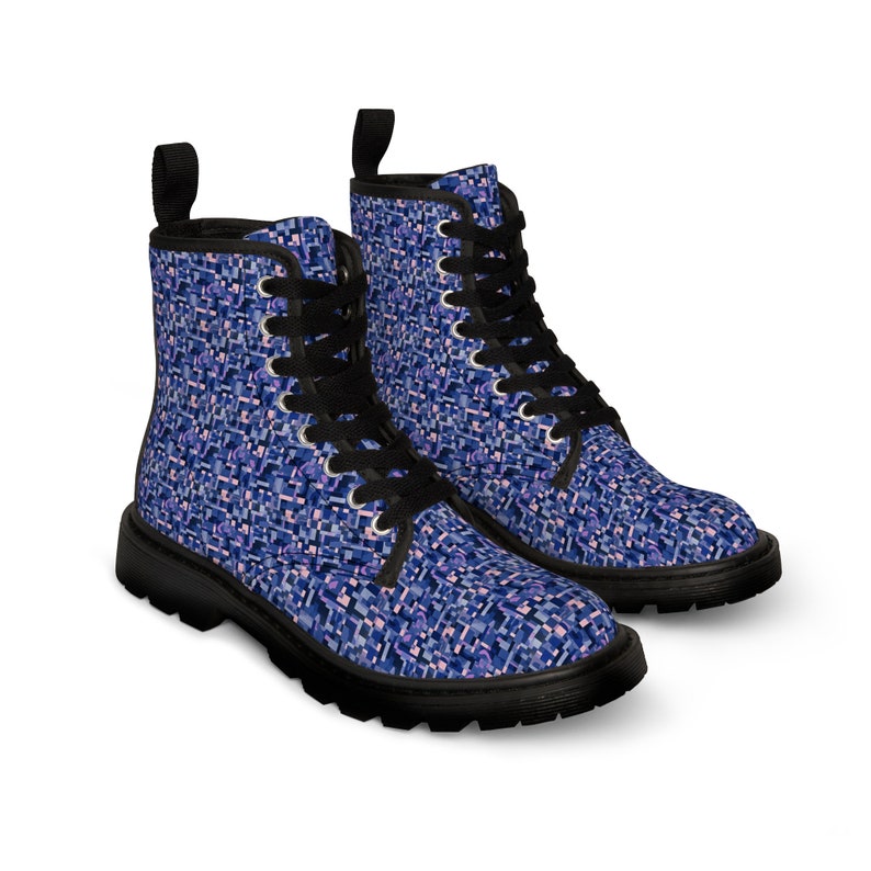 Men's Purple Camouflage Boots