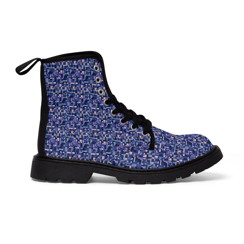 Men's Purple Camouflage Boots