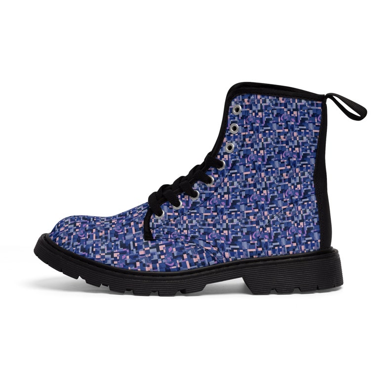 Men's Purple Camouflage Boots