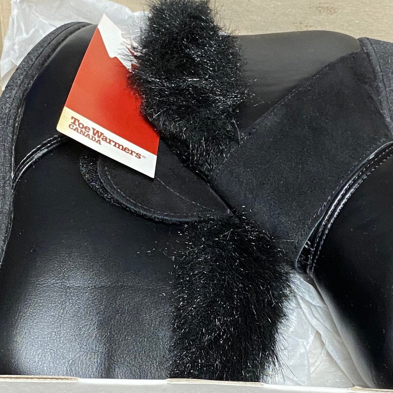 Women's Brand New Toe Warmer Black Boots