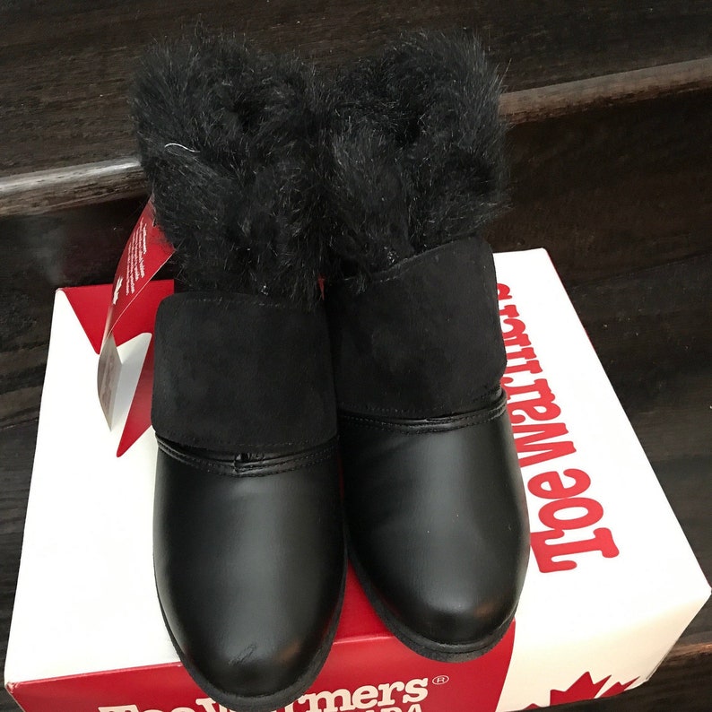 Women's Brand New Toe Warmer Black Boots