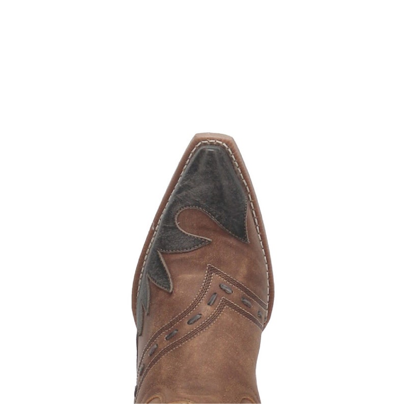 Men's Laredo Two Tone Snip Toe Tan Western Boot