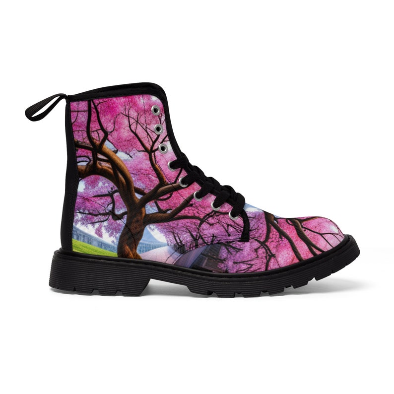 Women's Canvas Boots Boots Gift for Her Cool Boots