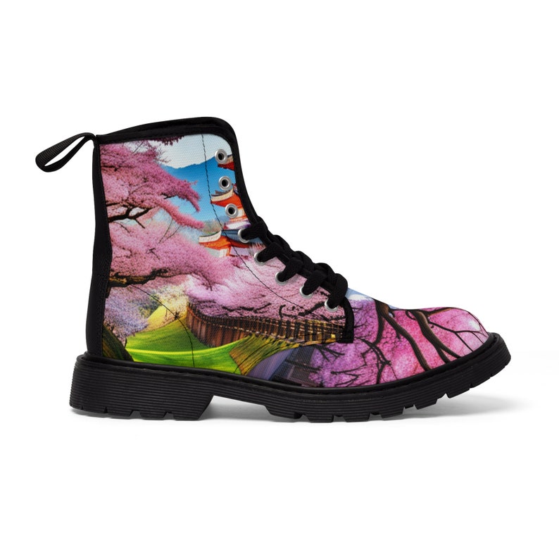 Women's Canvas Boots Boots Gift for Her Cool Boots