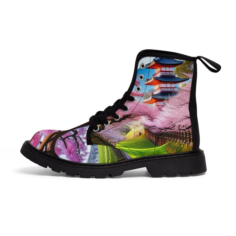 Women's Canvas Boots Boots Gift for Her Cool Boots