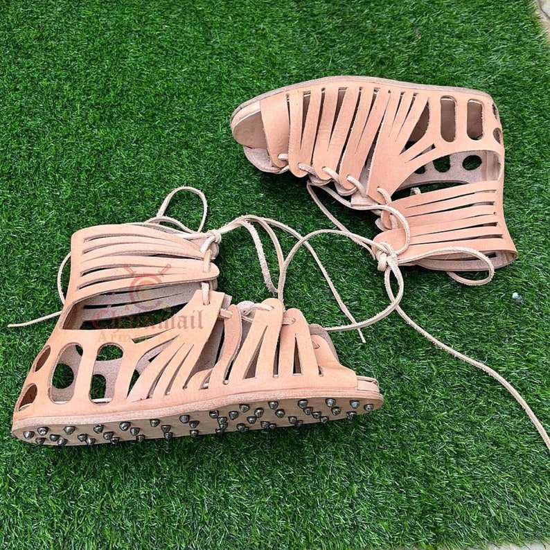 Men's Roman Caligae Sandals With Authentic Hobnails Castleford