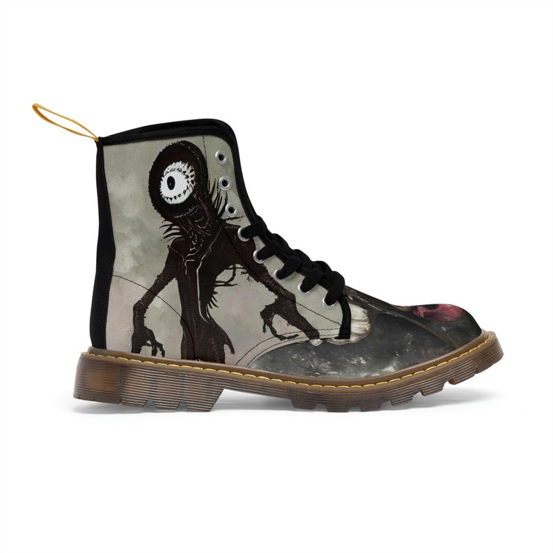 Men's Protection Art Canvas Boots