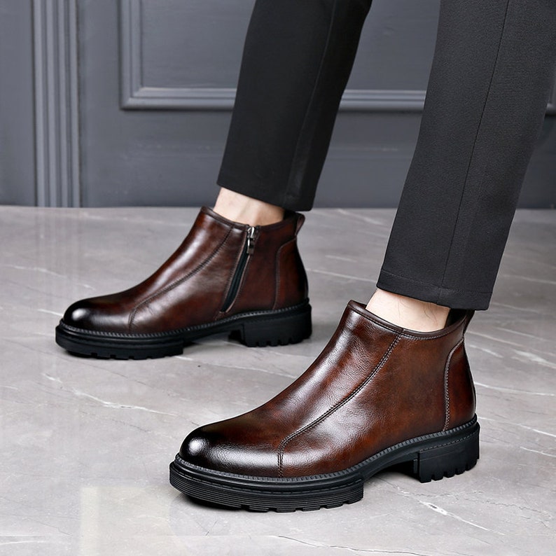 Men's Leather Boots Ankle Boots Dress Boots