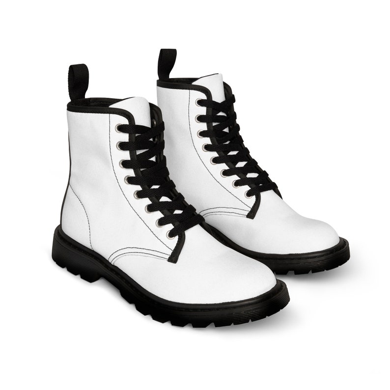 Men's White Boots