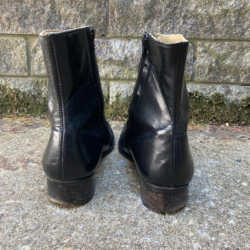 Men's Size 9 D 70s/80s Zip up Ankle Boots