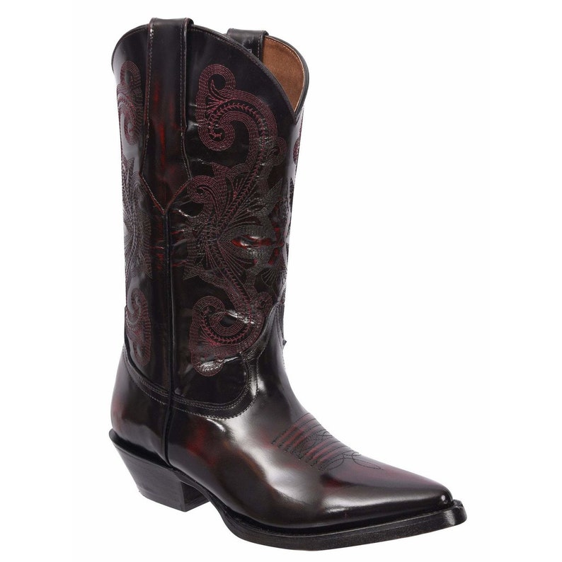 Men's Western Boots/botas Vaqueras De Hombre chameleon