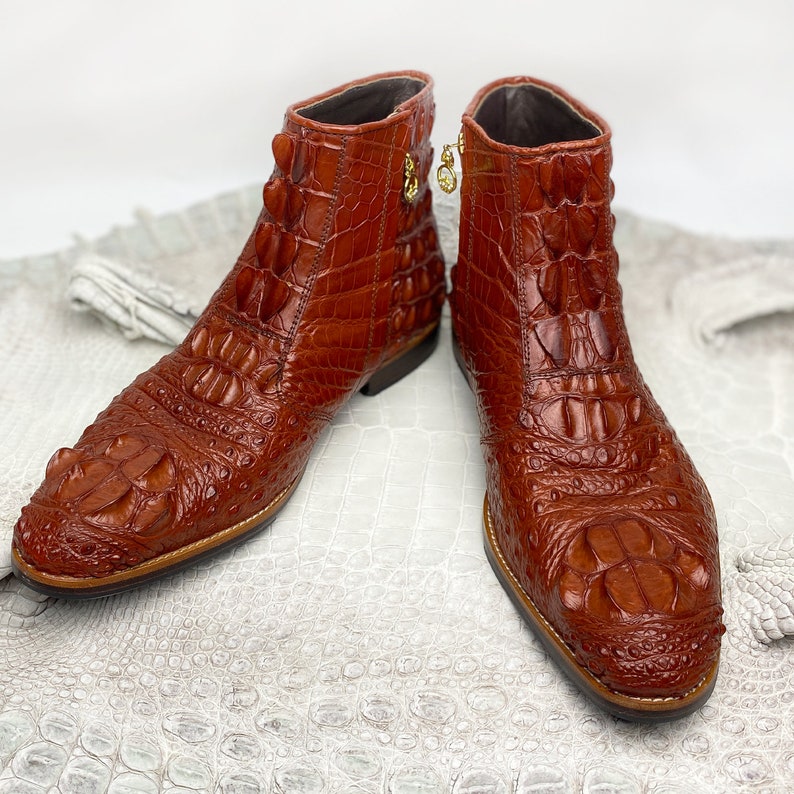 Men's Cowboy Boot US Size 9 Light Brown Chelsea Boots
