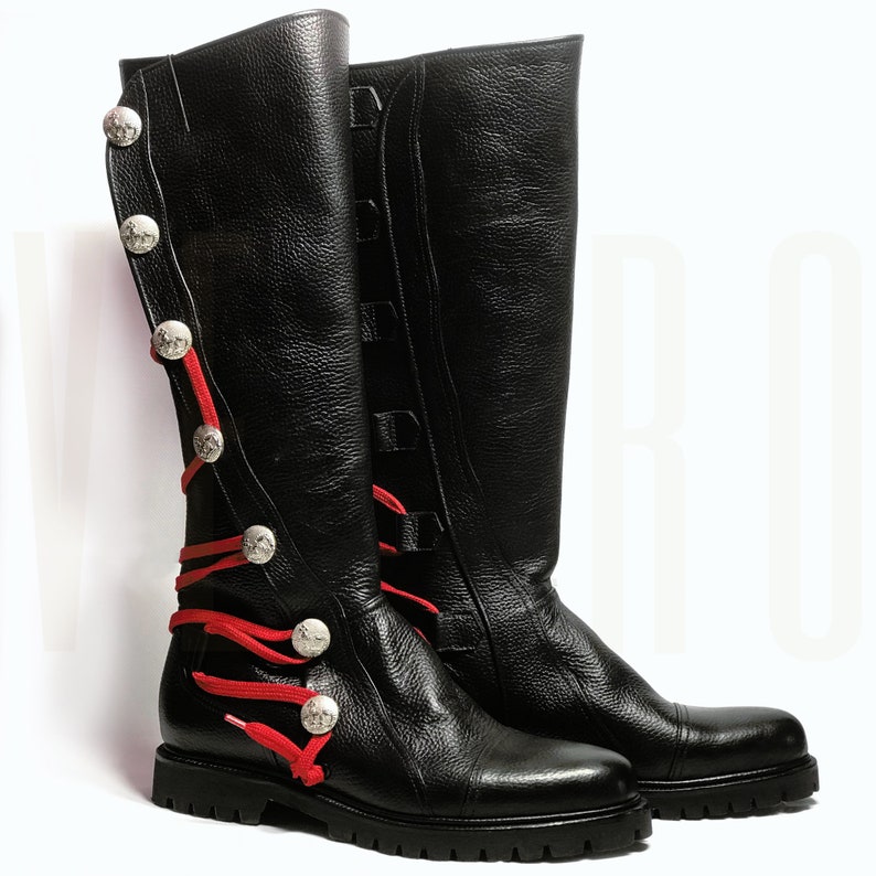 Men's Leather Renaissance Boots for Comfortable Cosplay