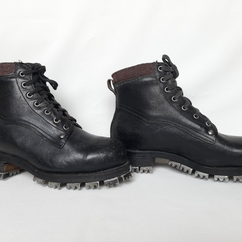 Men's Vintage USSR Tricouni Climbing Boots tricouni Nails Leather