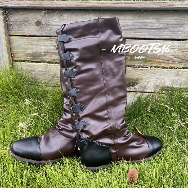 Women's Medieval Viking Boots Renaissance Boots Handicraft Medieval